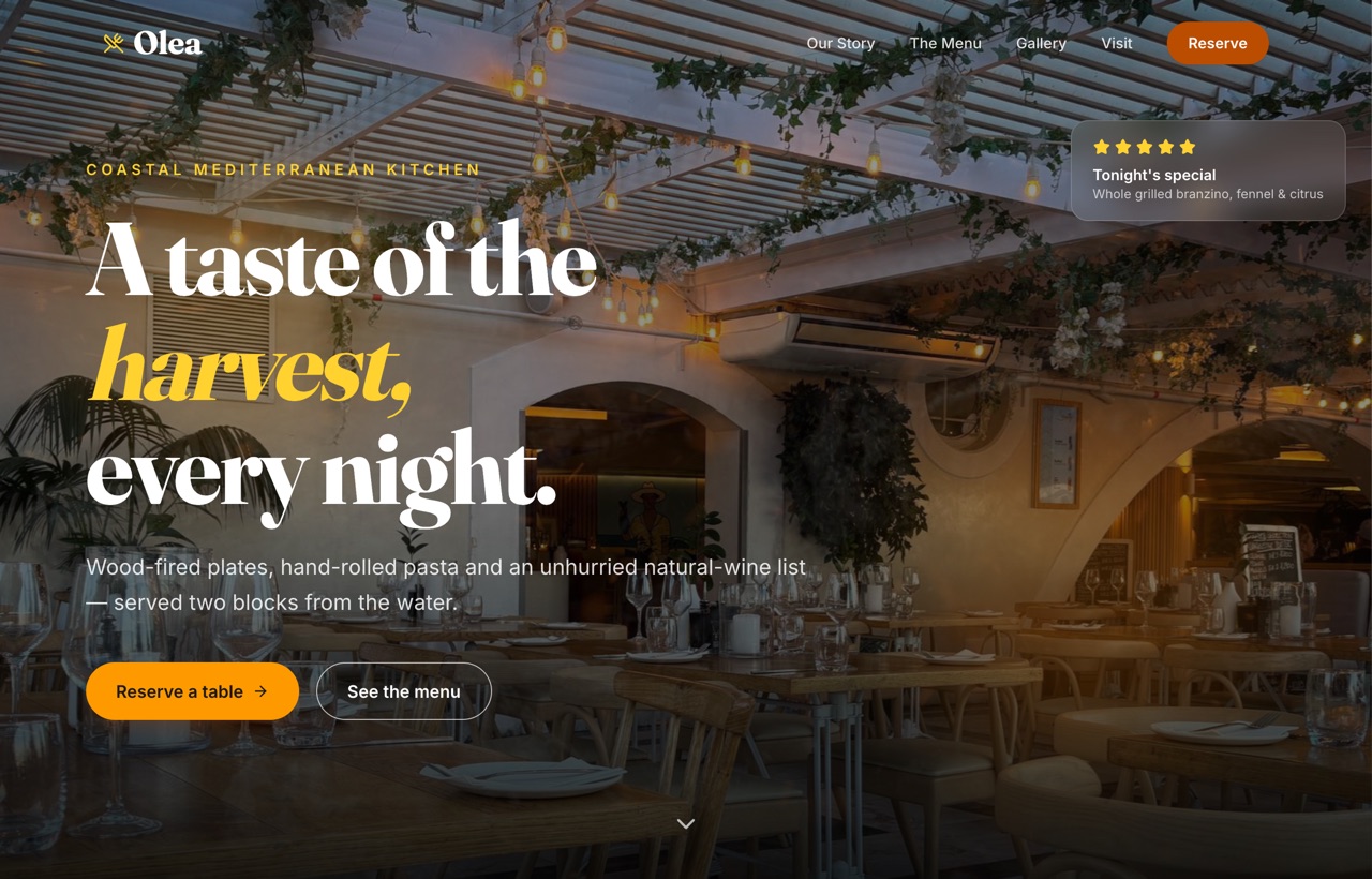 Olea — Restaurant & café preview