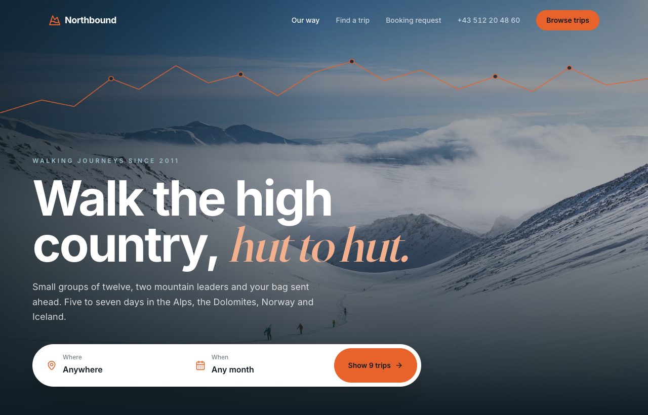 Northbound — Adventure travel company preview